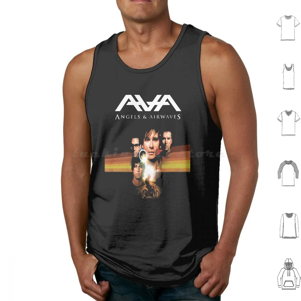 Angels And Airwaves Tank Tops Vest Sleeveless Angels And Airwaves Avat Punk Airwaves Space Angel Music Astronaut Tom Delonge