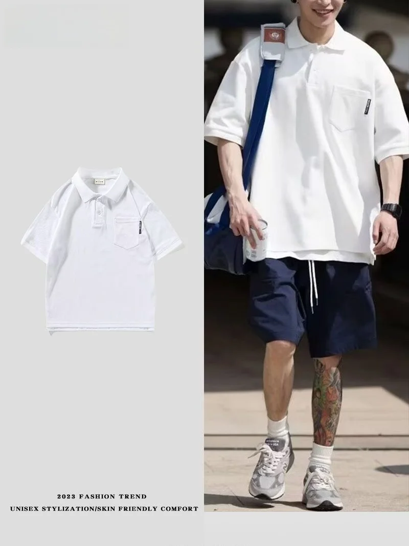 

LPLN Summer 2024, свободная мужская футболка American Sle, модная футболка f Sve, повседневный комплект спортивной одежды для подростков