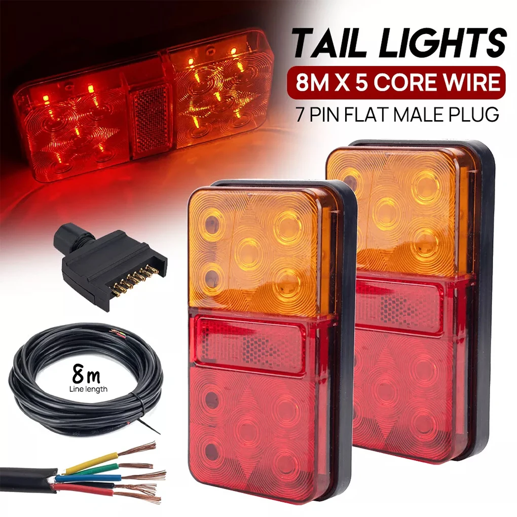 

Shock Resistant LED Lights For Trucks And Caravans Easy To Fit Trailer Tail Light Car Light Car LED