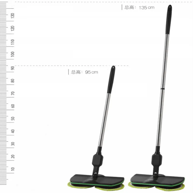 Mops ทำความสะอาดไฟฟ้าไร้สายหมุนไฟฟ้า Mops อัตโนมัติ Mopping เครื่อง Clean & Wax 2 In 1