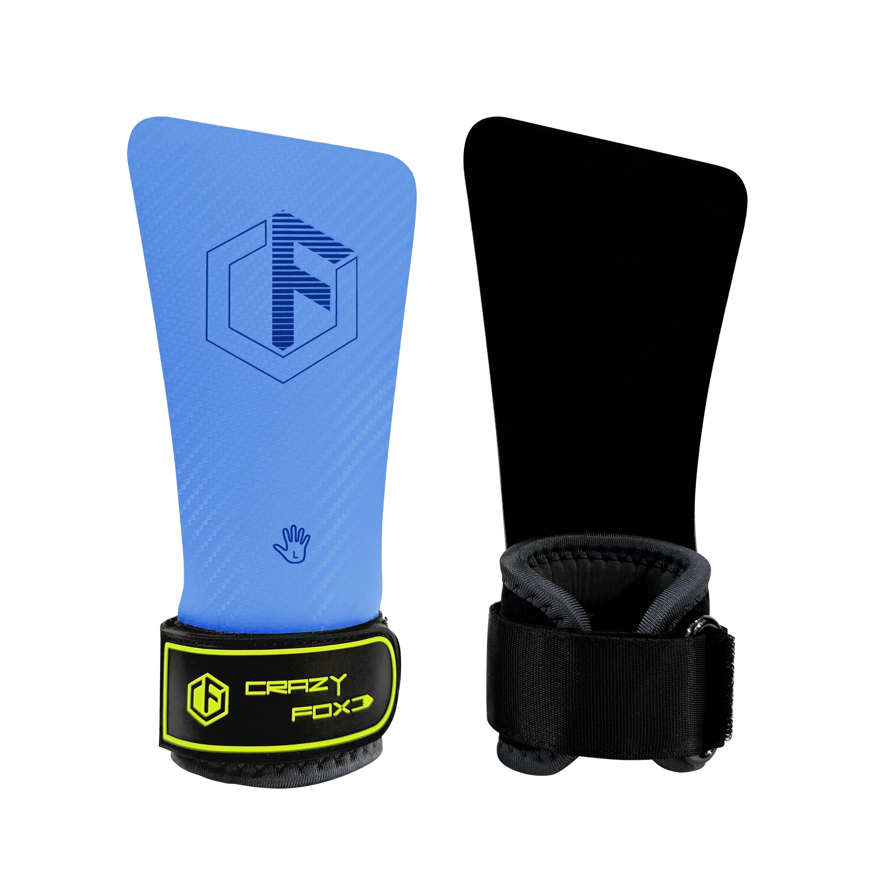 Heavy Duty Rubber Gym Hand Grips Palm Protector for Weightlifting Powerlifting Deadlift Row Pull Ups Gymnastics Training|Guantes