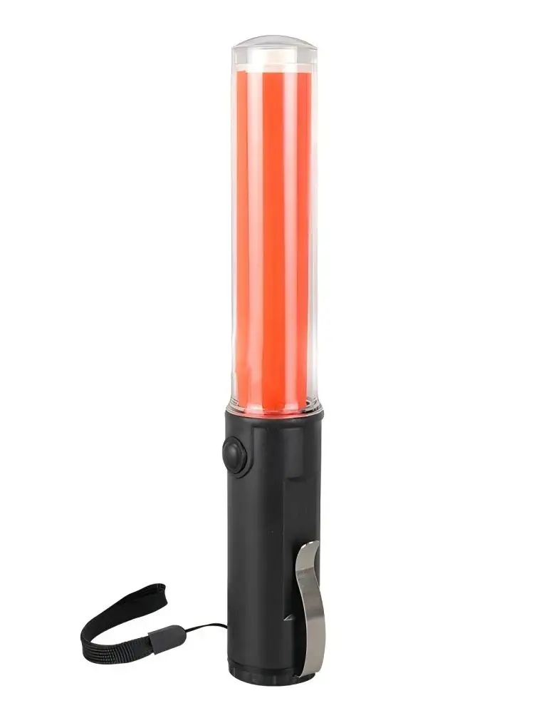 26 cm Verkeerslicht Baton Concert Light Stick Zijclip Ontwerp Signaal Verkeerswand LED-waarschuwingslamp 3 knipperende modi - afbeelding 2