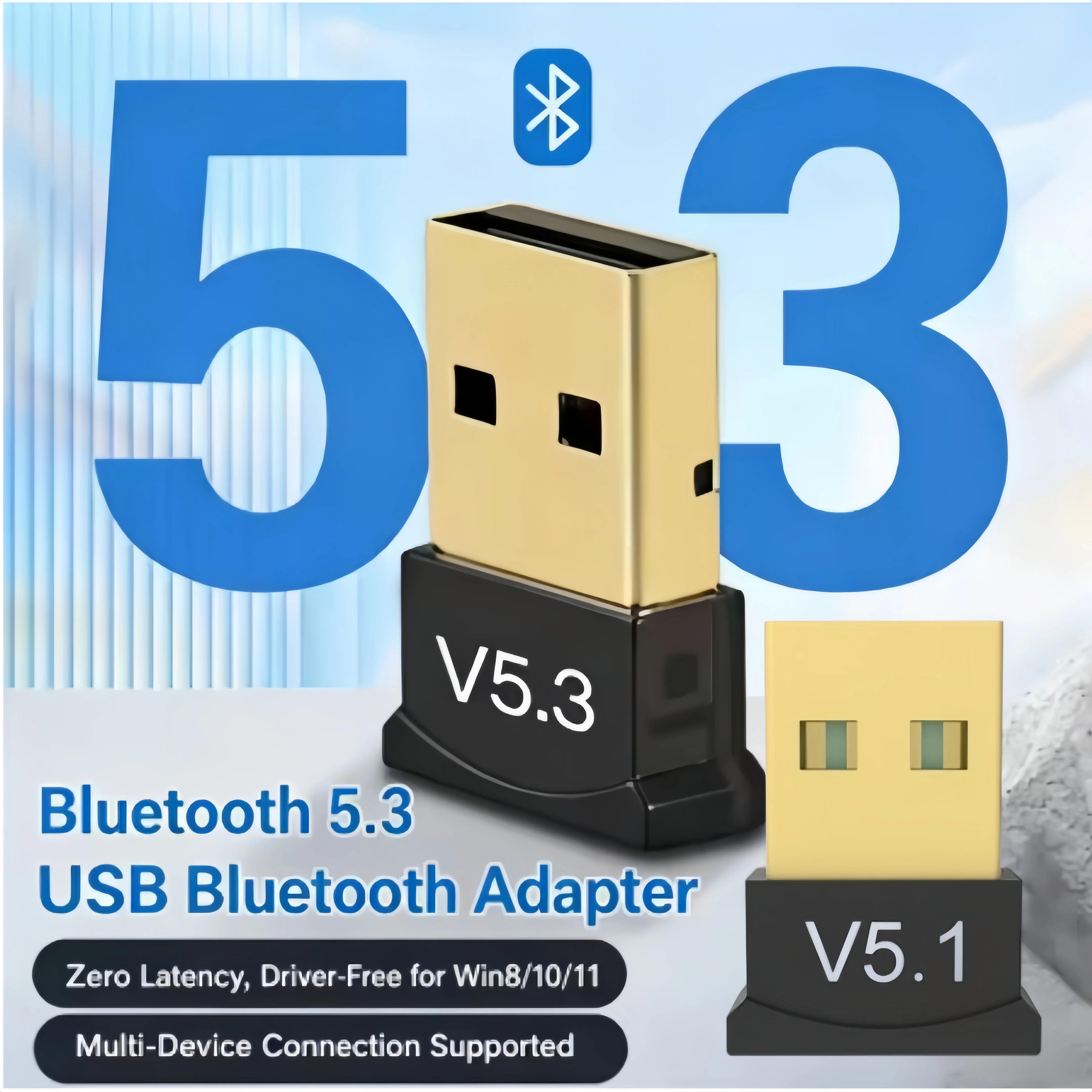 Desk Setup Pc - USB 5.3/5.1 Bluetooth Adapter Desktop Computer
