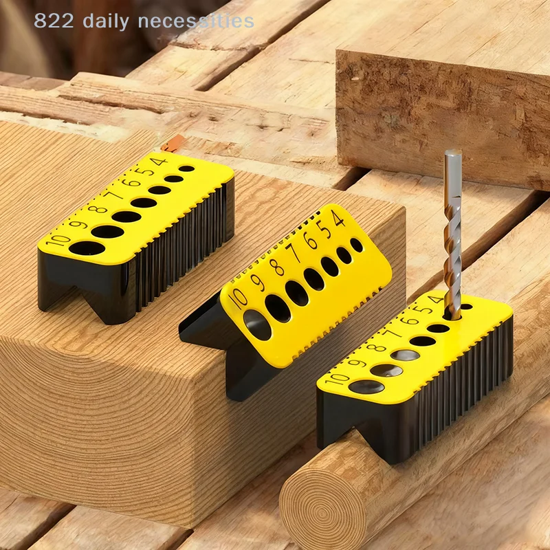 

convenient1 PCS Drill Guide For Straight Holes Multifunctional Precision Accessory DIY Drill Jig Block Joints Tool