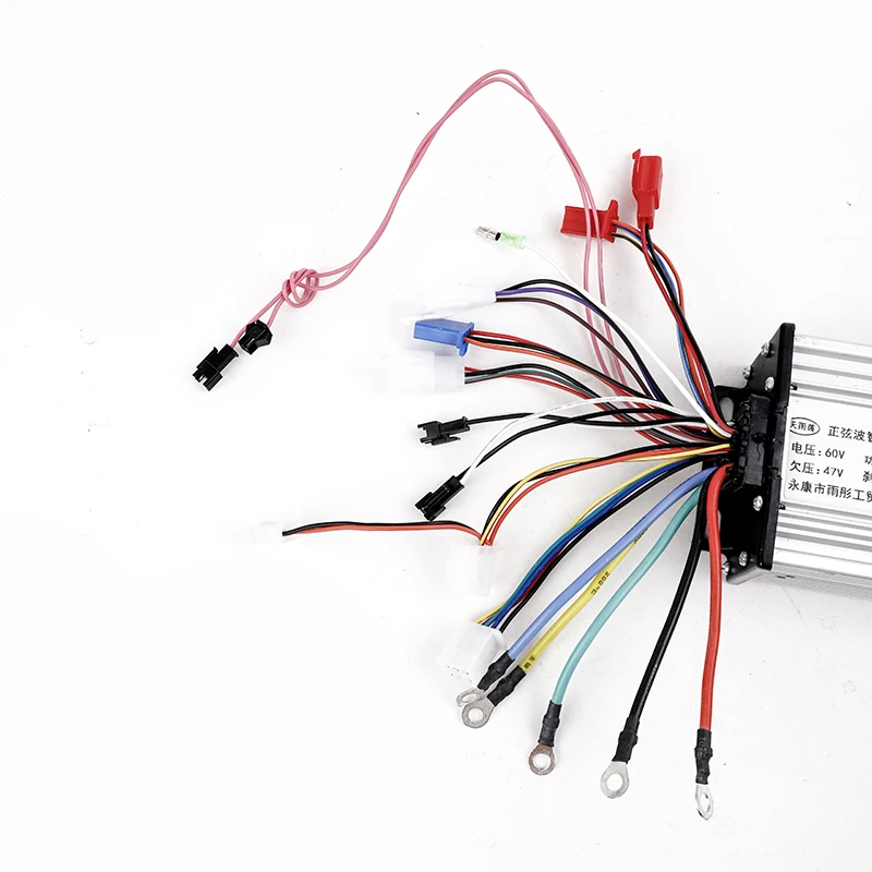 Three Speed Variable Speed Vector Sine Wave Controller 60V 1500W 2000W Suitable For Citycoco Electric Scooter Tricycle