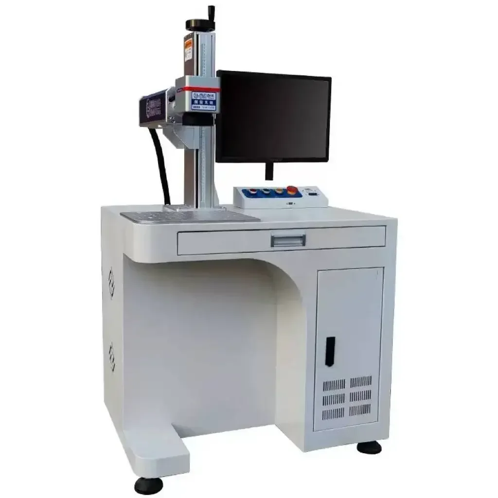 Printer serat multi-kekuatan: 20W 30W 60W untuk penandaan warna dan hitam