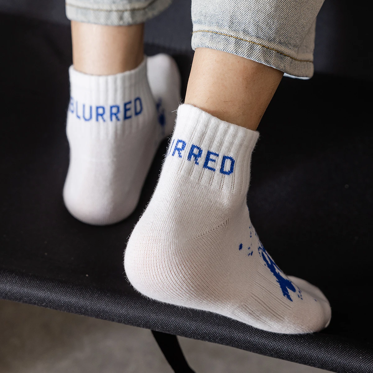 3คู่ถุงเท้าถักลายกราฟฟิตีแนวสตรีทสำหรับวัยรุ่นเสื้อผ้าแนวสตรีทถุงเท้าสตรีสำหรับกลางแจ้งแนวสตรีทผ้ายืดเอวต่ำ