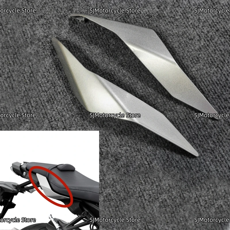 

Bright silver Motorcycle Rear Seat Side Fairing Cover Panel Fit For Yamaha MT-10 MT 10 MT10 FZ-10 FZ10 2016-2021