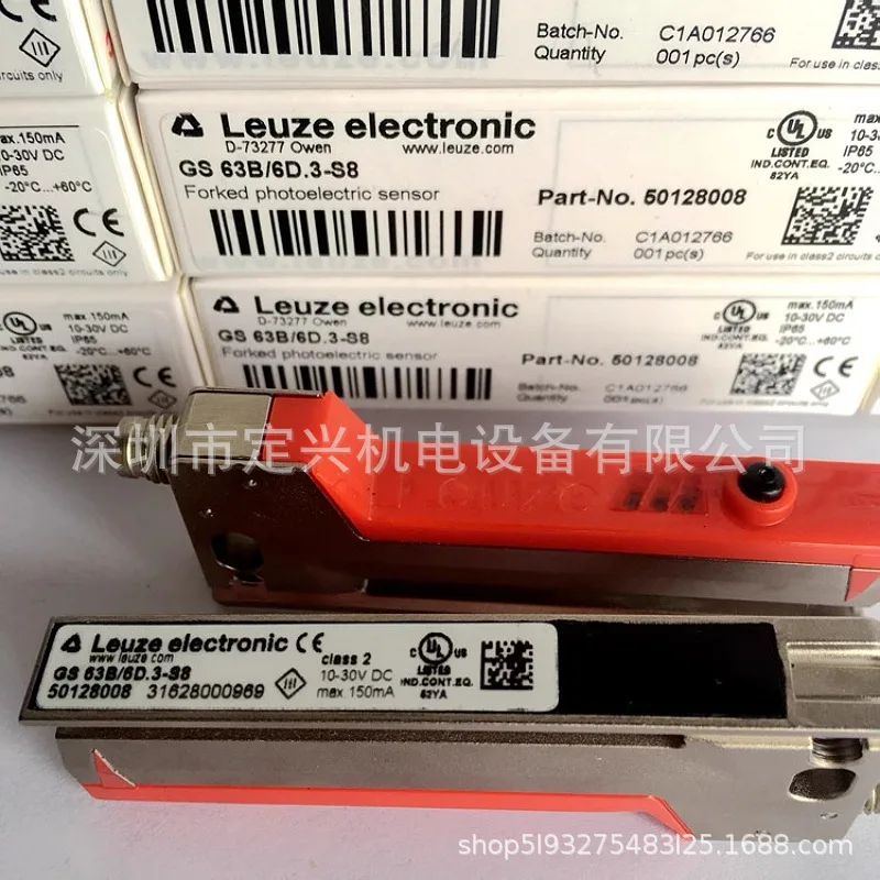 New GS 63B/6D.3-S8 LEUZE slot photoelectric sensor