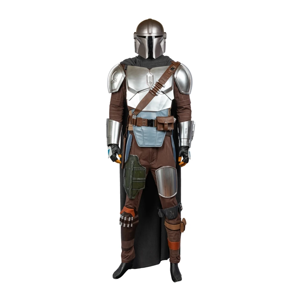 Xcoser The Manda Cosplay Costume & Resin Beskar Steel Armor & Belt Set for Adults Halloween