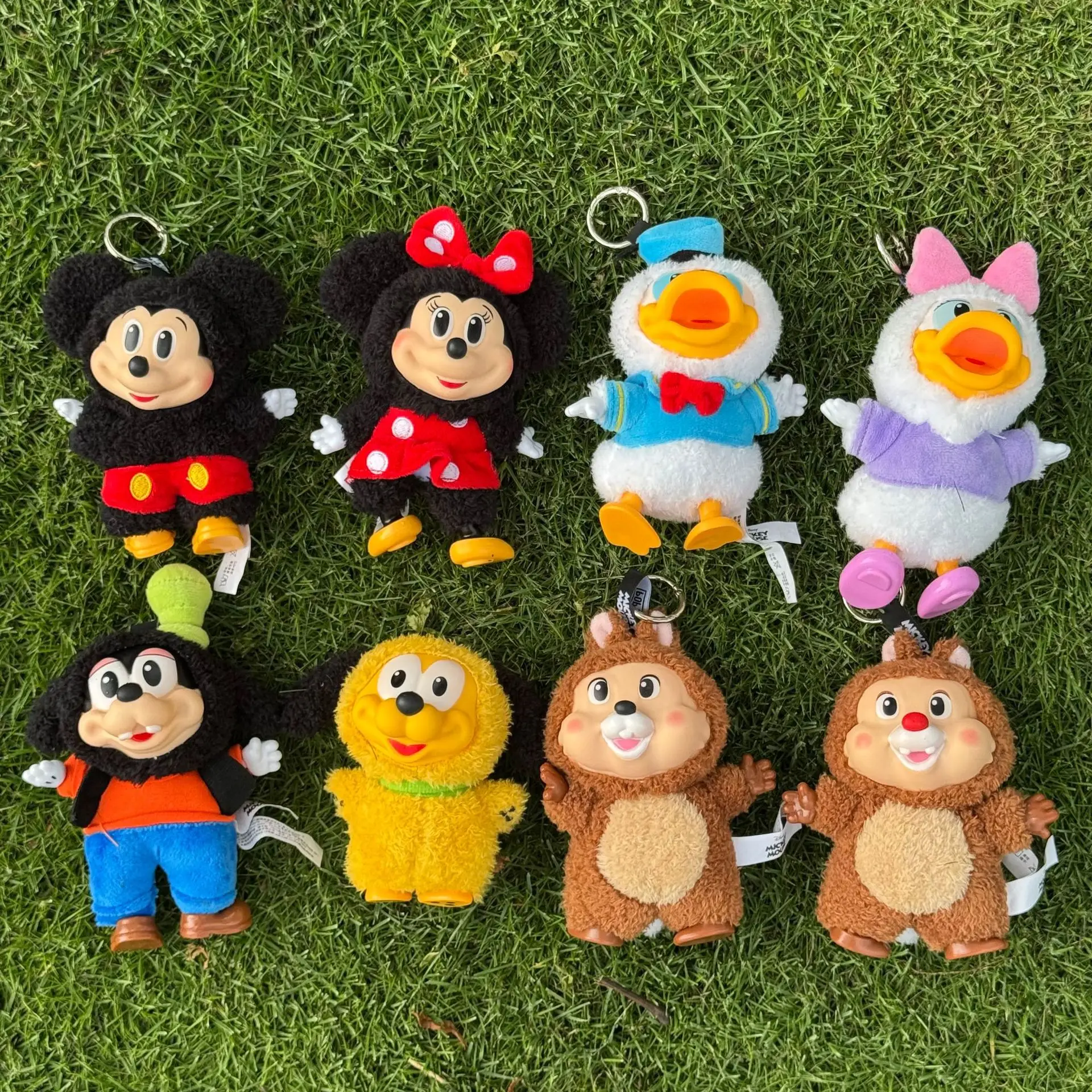 

Kawaii Mickey Family Cute Together Keychain Pendant Series Handmade Surprise Mysterious Toy Gift Backpack Ornament