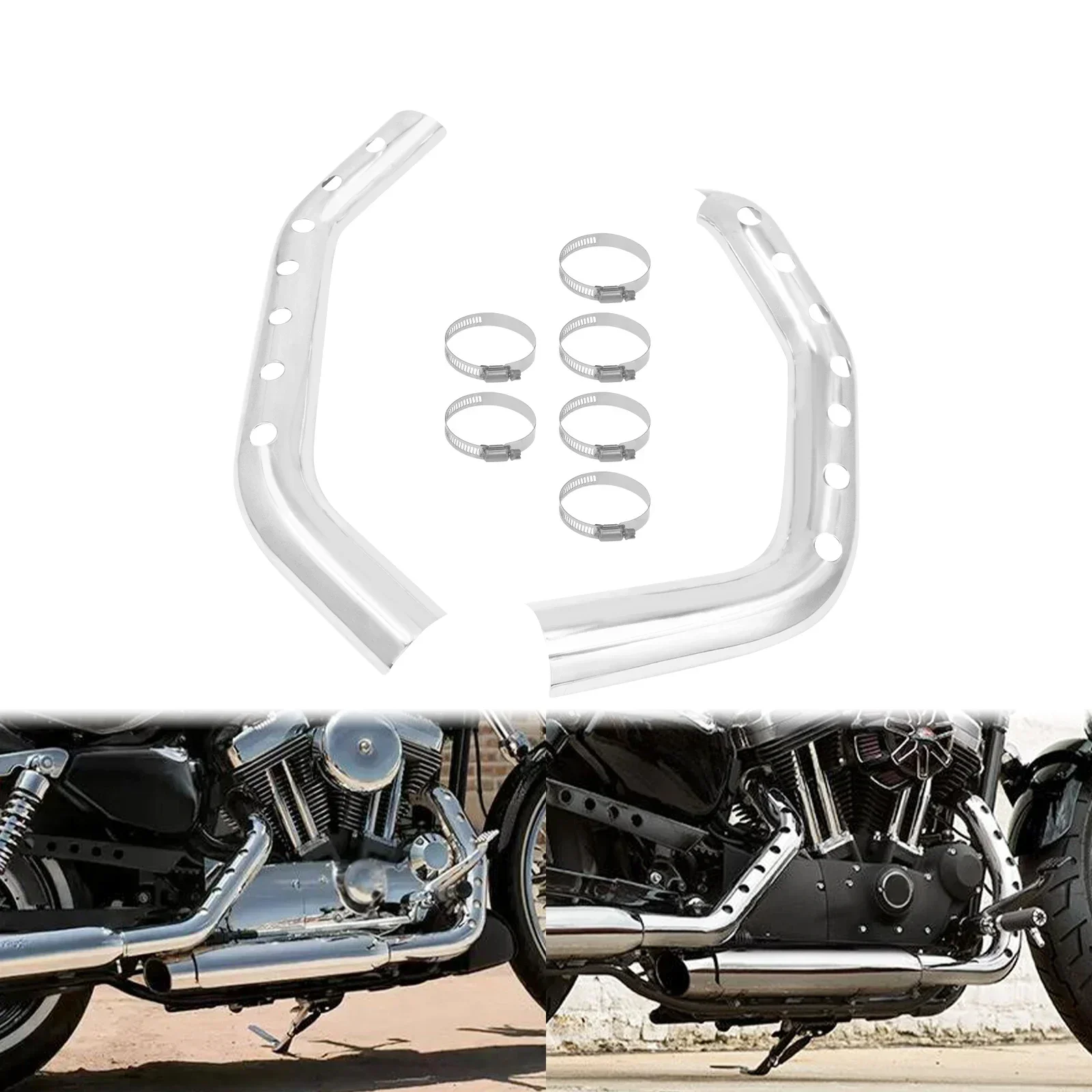 Bouclier Thermique Pour échappement De Moto - Protection Universelle Contre Les Brulures Crf Noir Aafgip2hk~p143213443