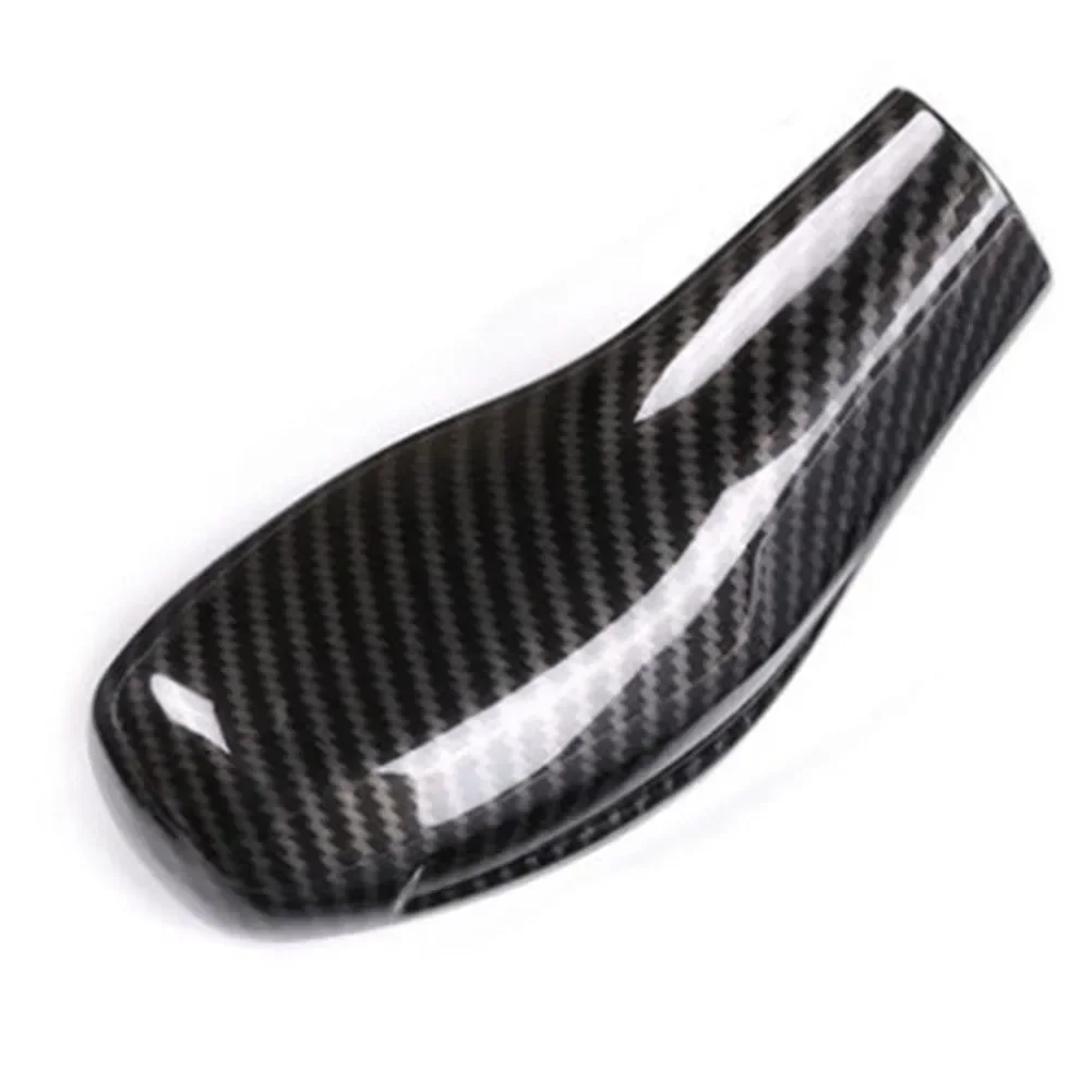 

Car Gear Head Shift Knob Handle Cover Trim Carbon Fiber Pattern Trim Sticker LHD For F48 For X2 F47 1 2 Series 20+ ﻿