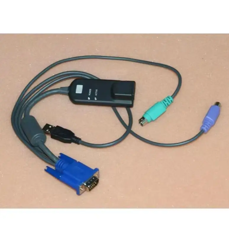 For HP USB PS/2 KVM Virtual Media Interface Cable AF604A, 414619-001, 520-439-505 520-439-503