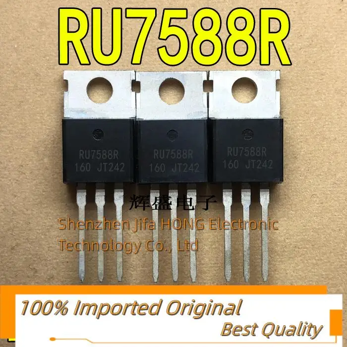 10PCS/Lot   RU7588R  80A/75V TO-220 MOSFET Imported Original Best QualityReally Stock Original