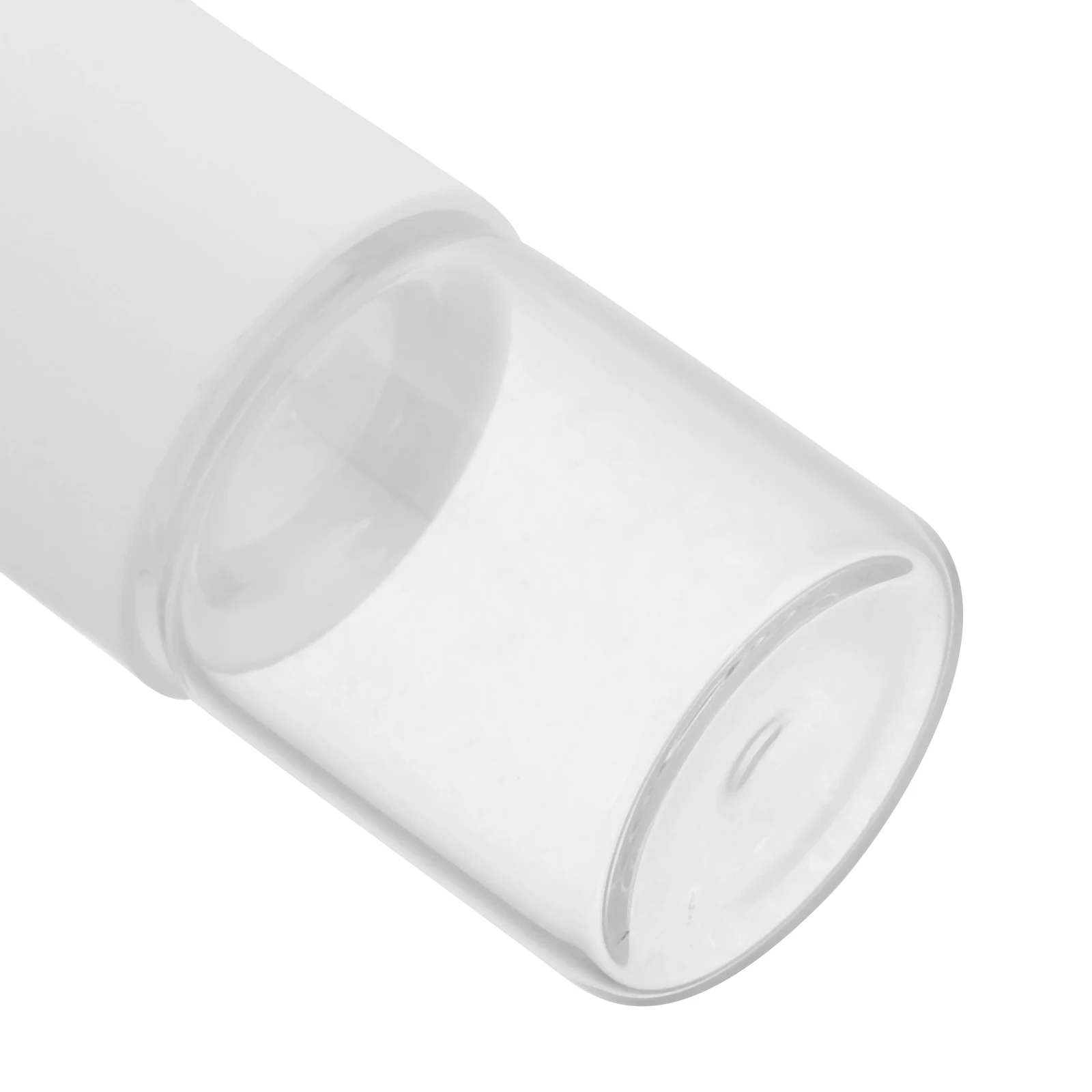 5 قطعة حاويات كريم الأساس للسفر زجاجات إعادة الملء ذات الغرفة المزدوجة لفصل زيت الماء والعناية بالبشرة وغسول جوهر السائل #4