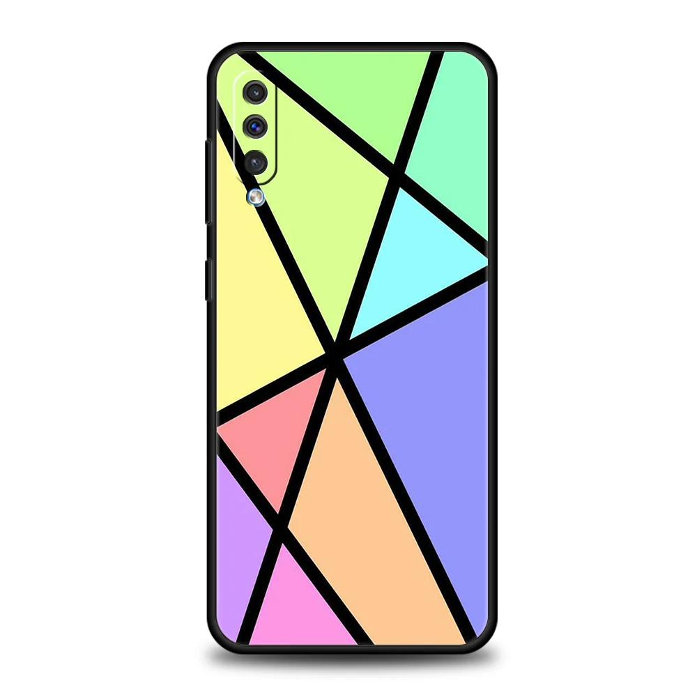 اللون الهندسة الرخام الحال بالنسبة لسامسونج A56 A36 A26 A24 A16 A14 A12 A32 A50 A70 A22 A30 A40 A34 A54 A42 A52 A04s A06 5G غطاء