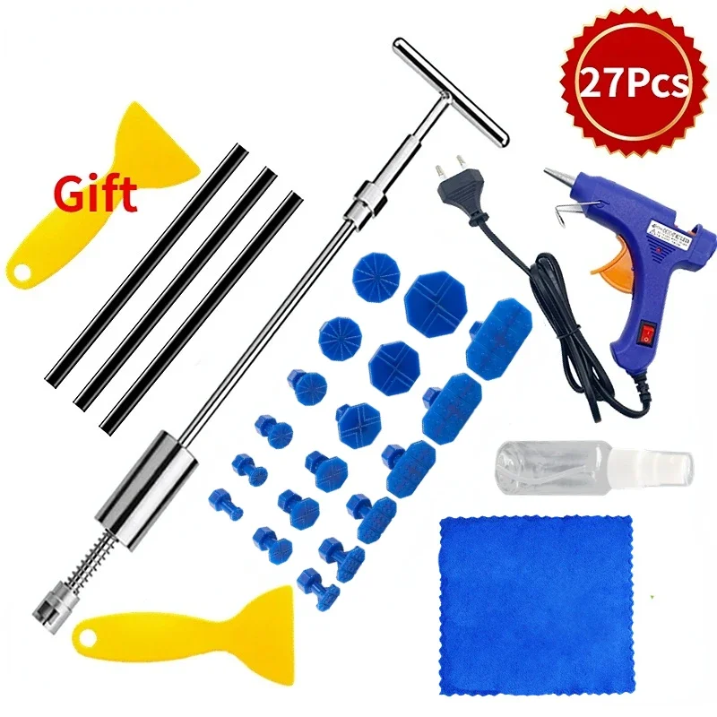 Auto Verveloos Dent Repair Tools EU Plug Lijmpistool Auto Dent Repair Kit Dent Removal Kit Dent Remover Dent Puller voor auto's Voertuig