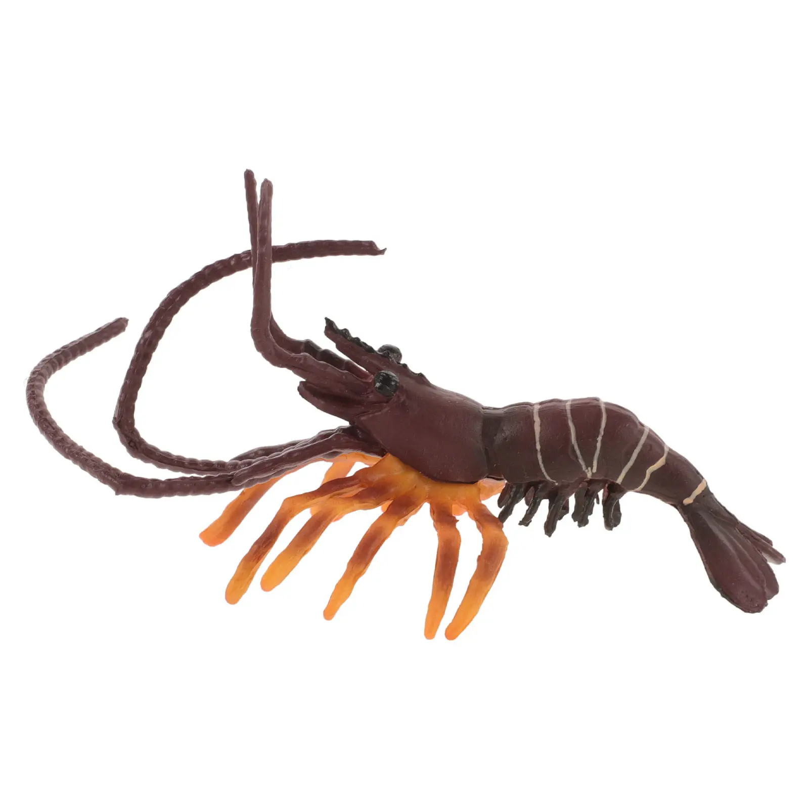 Simulation Shrimp Display Realistic Plastic Shrimp Decoration for Home Garden Photography Lifelike Shrimp, Kids Toys