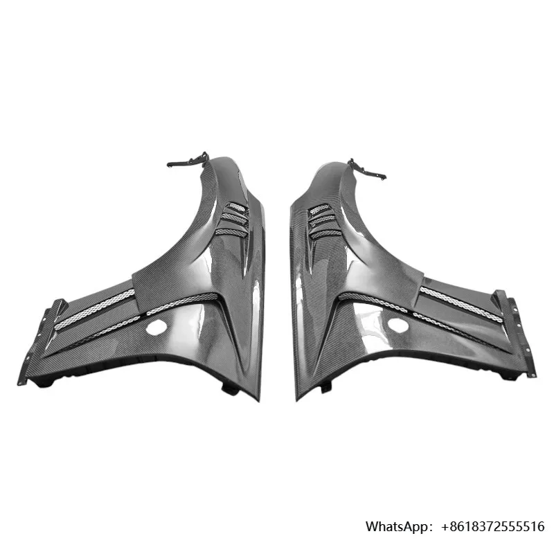 

daICOOH Racing 370Z Vented Carbon Fiber Fibre Side Front Fender Vents Fit for Nissan 370Z Z34 2009-2019