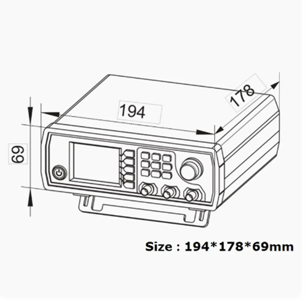 Imagem -03 - Dual Channel Função Arbitrária Wave Signal Generator Fonte Frequency Meter Sweeper Totalmente Cnc Dds Jds6600 1560mhz