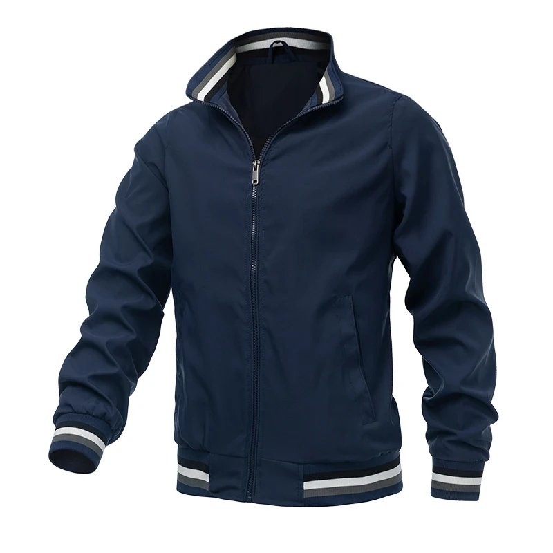 Chaqueta Bomber cortavientos para hombre, abrigo informal con cremallera, chaqueta deportiva para exteriores, chaqueta militar para motocicleta,