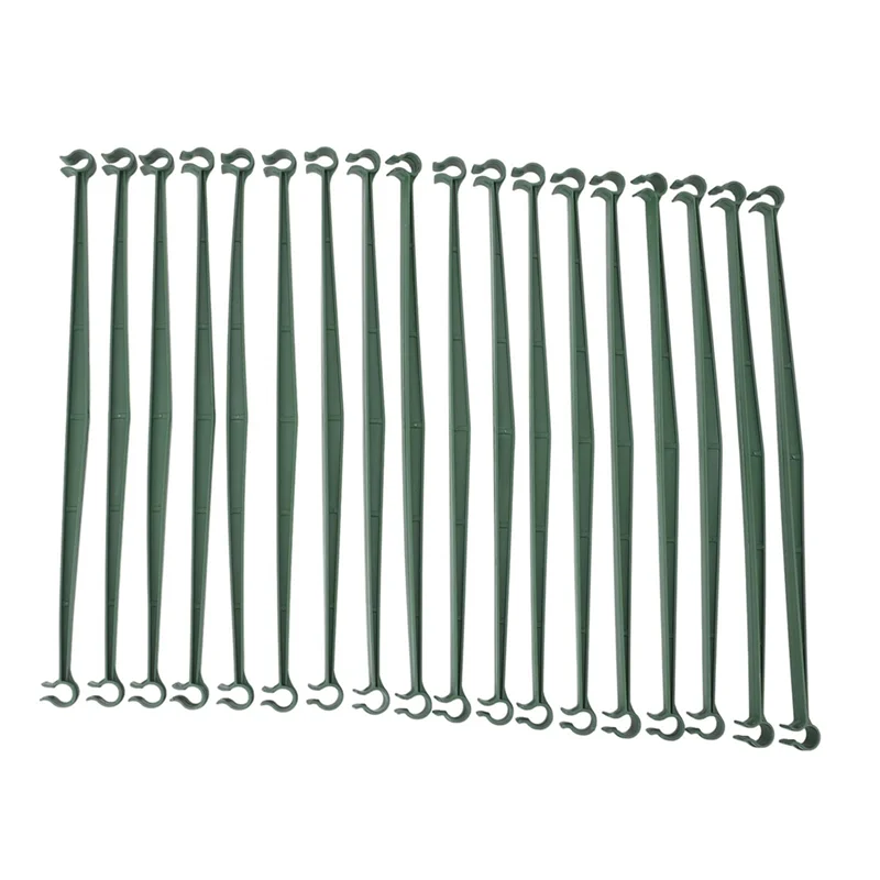 AD23-36 قطعة أذرع حصة لقفص الطماطم 11.8 بوصة نبات بلاستيكي قابل للتوسيع يدعم موصلات تعريشة لنباتات التسلق