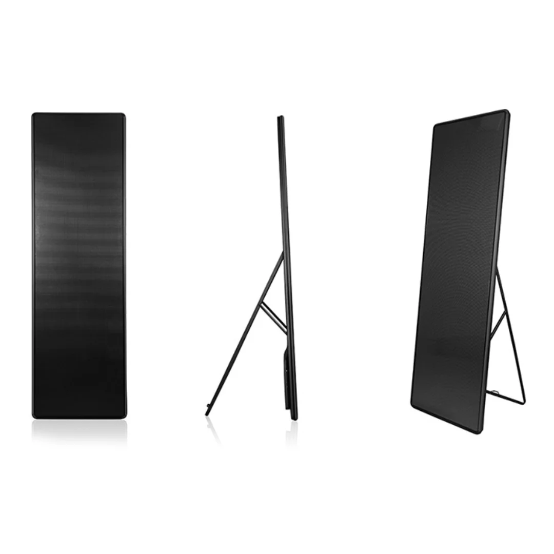P1.25 Ultra Thin Vertical LED Poster High Brightness Indoor Retail Store Display Screen