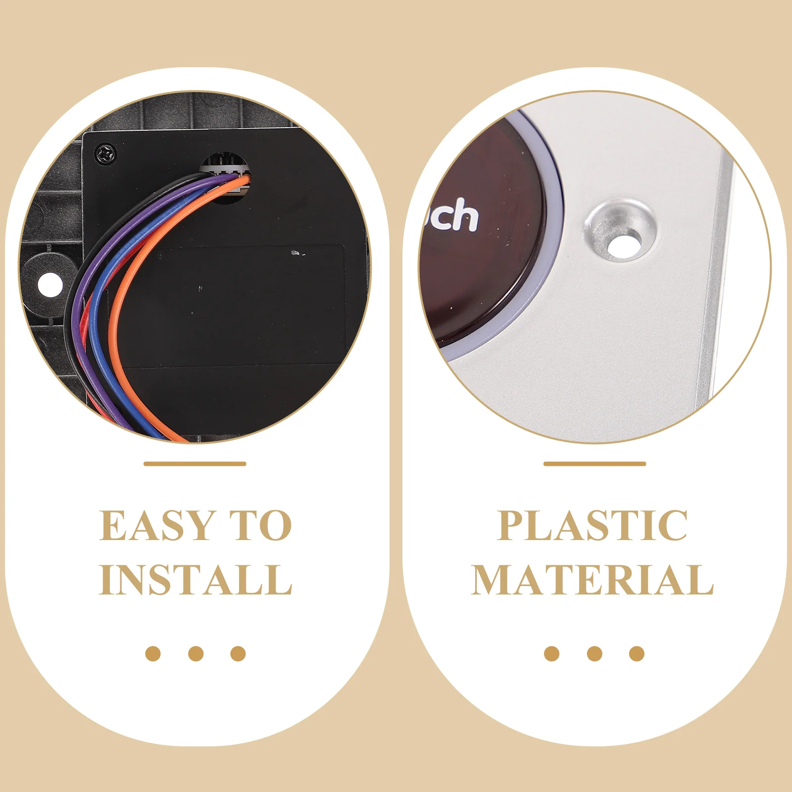 

Infrared Sensor Exit Button No Touch Door Release for Hotel Office Access Control Systems Solid Plastic Wall Plate Mount