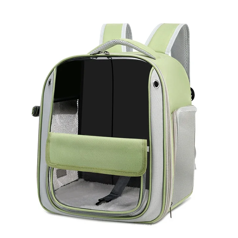 

Cat bag out bags portable breathable pet bag multi-functional large-capacity backpack foldable portable solid color