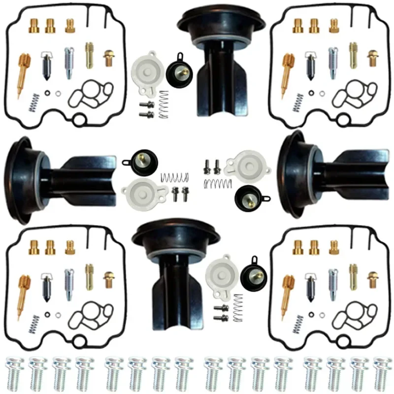 FOR YAMAHA FZR1000 EXUP 89-95 FZR 1000 Motorcycle Cylinder carburetor repair kit Fuel system float plunger diaphragm