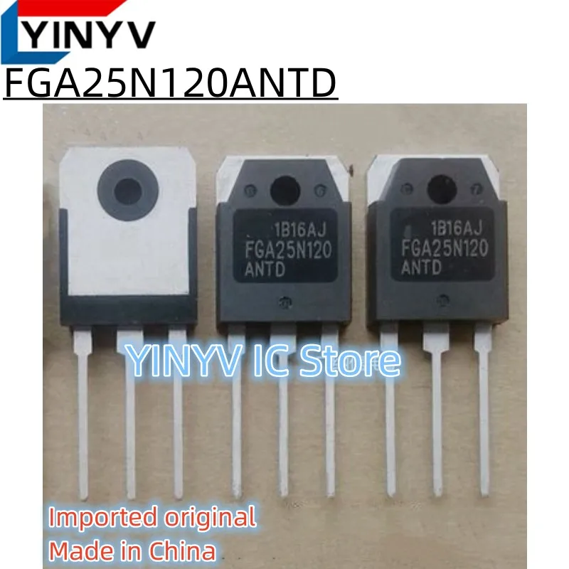 10PCS FGA25N120 FGA25N120ANTD FGA25N120ANTDTU TO-3P 1200 V, 25 A NPT Trench IGBT 100% new imported original 100% quality