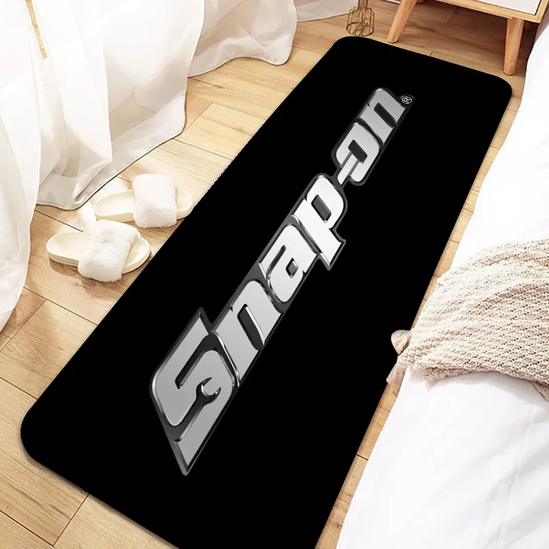 S-Snap On Logo Door Mat Entrance Non-slip Doormat Washable Kitchen Carpet Living Room Hallway Rugs Bathroom Bath Door Mats