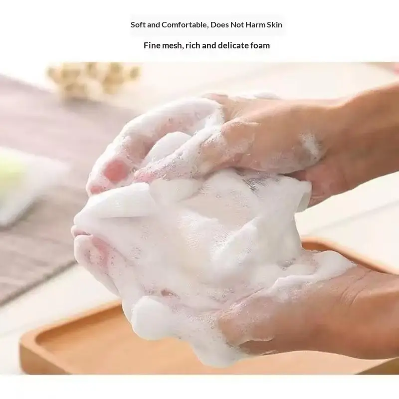 20Pcs Soap Foaming Net Portable Mesh Soap Bag Body Wash Exfoliating Mesh Bags For Shower Bathroom