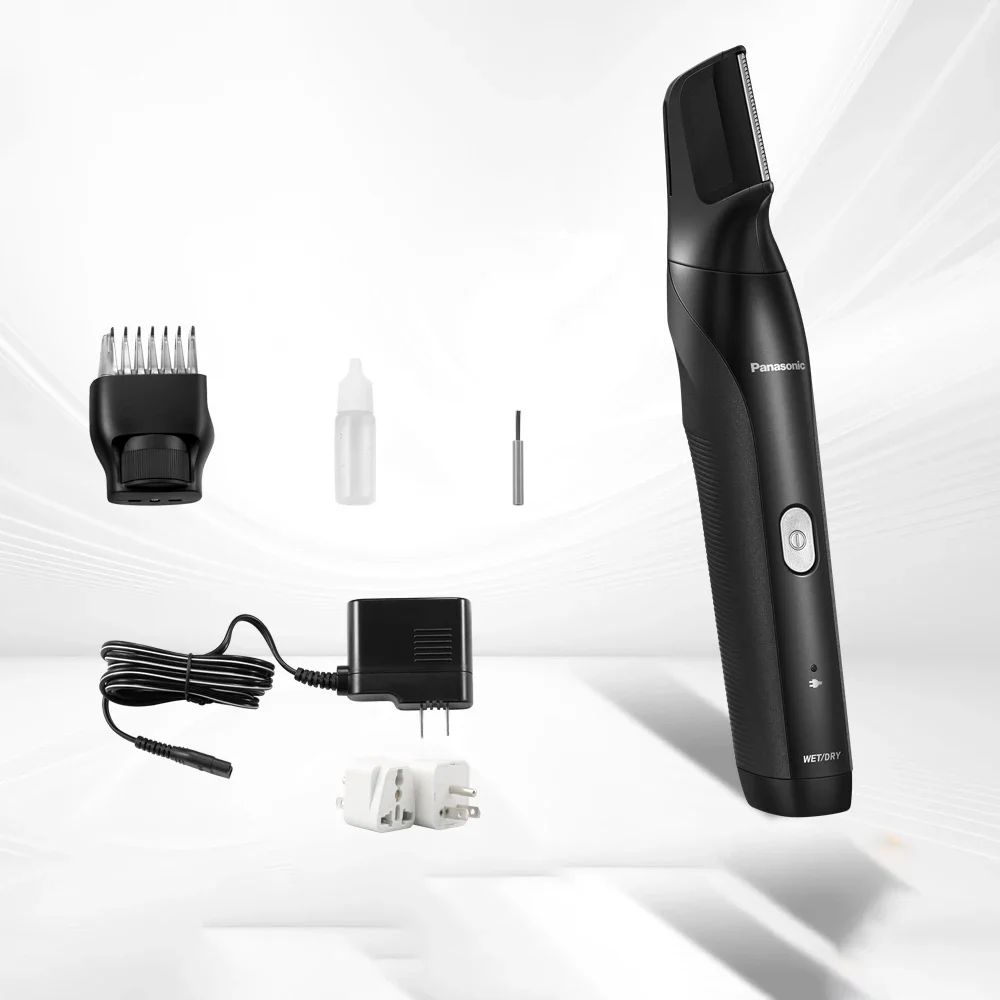 Panasonic Wet Dry Groin Body Trimmer For Men Face Beard Hair Trimmer Clipper Pubic Ball Electric Shaver Body Groomer