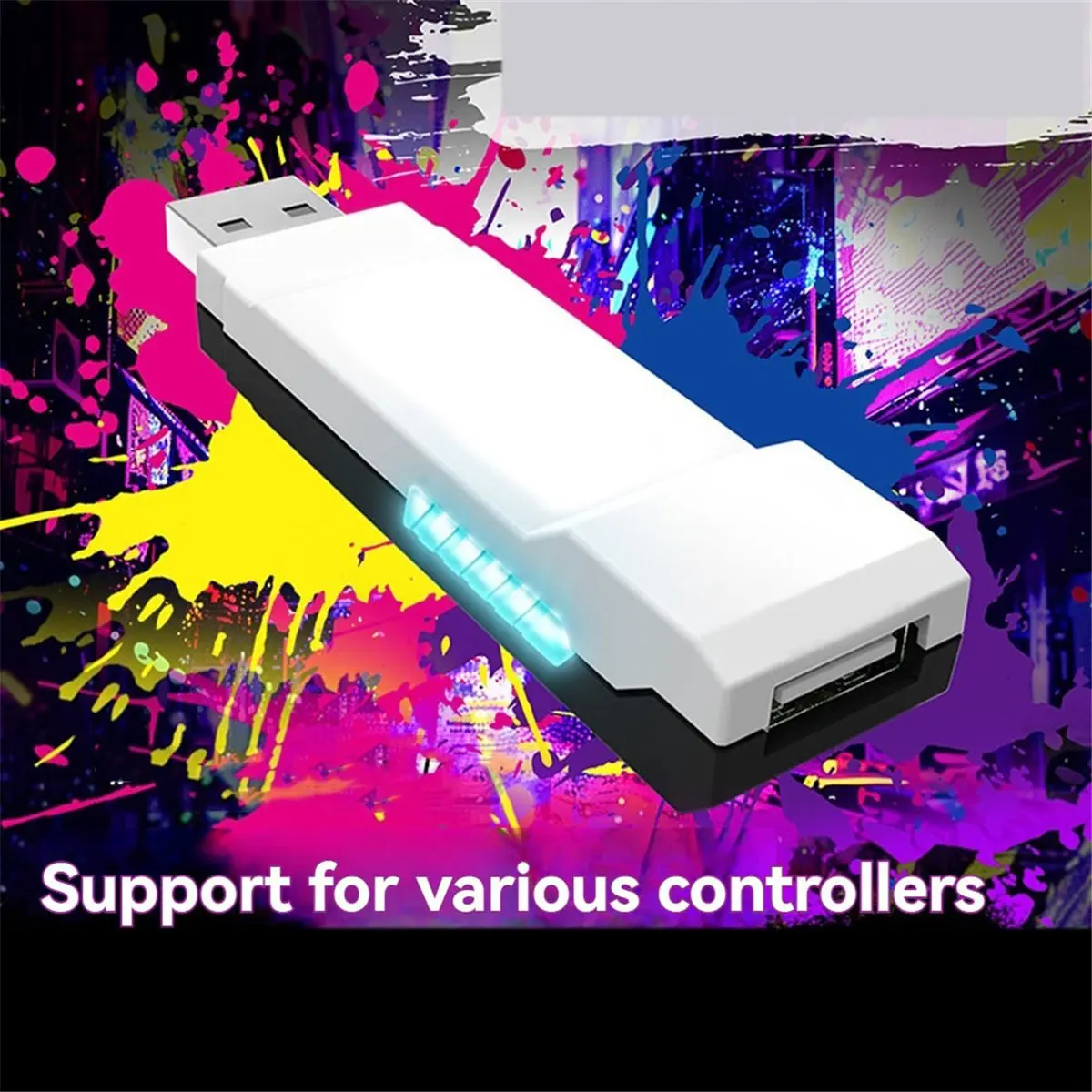 CH◆☆§For Game Converter for / Console Wired Fight Stick Controller Adapter for PC 6~HOT SALE