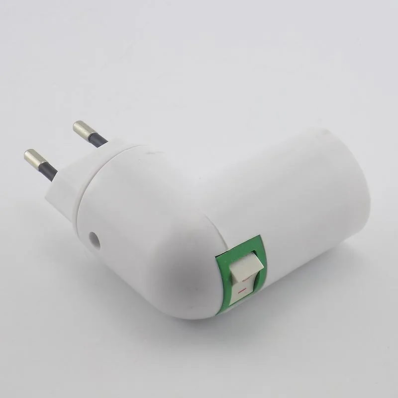 Base de lâmpada e27 ajustável, suporte de soquete 360 graus, adaptador de tomada, conversor, iluminação de luz, adaptador ue e eua
