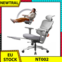 NEWTRAL NT002 Ergonomic Chair, Adaptive Lower Back Support, Adjustable Backrest  Armrest Headrest Footrest