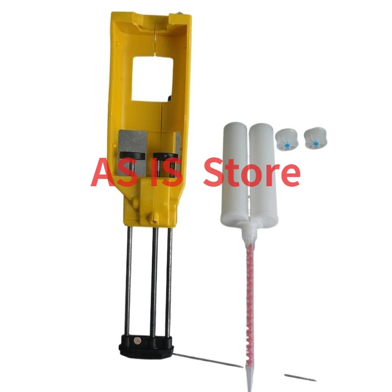 400ml Manual AB Glue Caulking Gun 1:1/2:1 Ratio with MC10-18 Mixing Tube