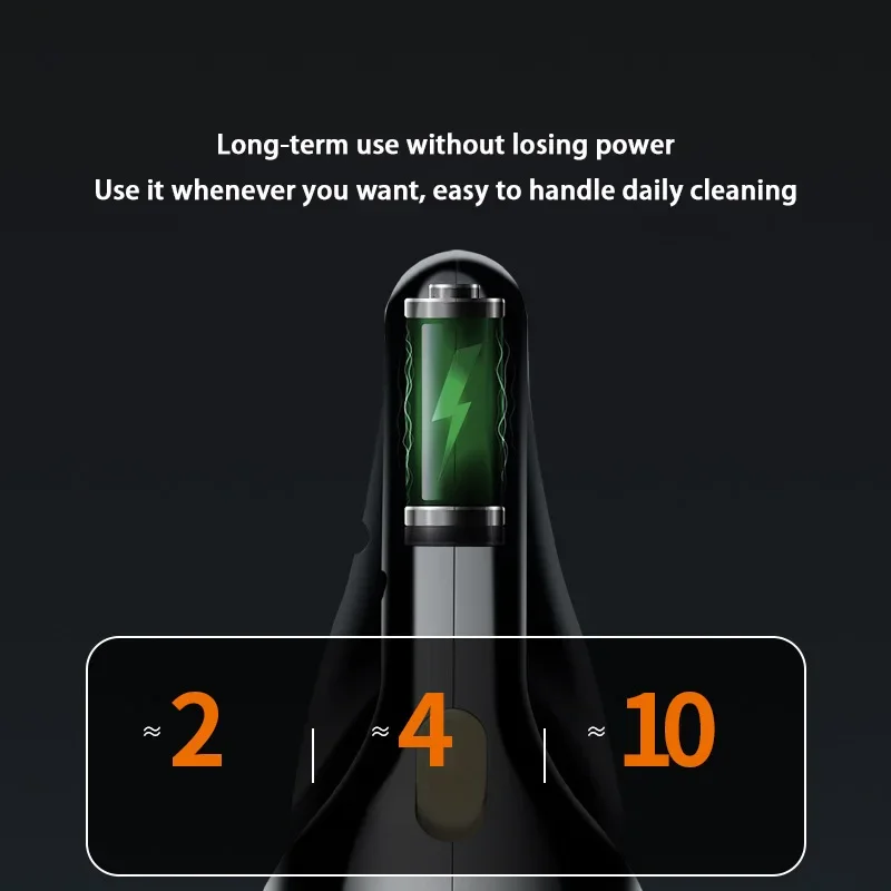 High Power Car Wireless Vacuum Cleaner 180W Strong Suction Portable Cordless Handheld car Wash machine for Auto Home cleaning