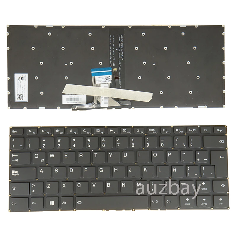 Backlit Laptop Keyboard For Lenovo Yoga 510-14AST 510-14IKB 510-14ISK, Flex 4-1435 4-1470 4-1480 PM4CB-LSP Swiss LA Spanish