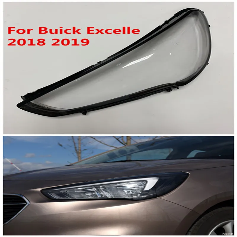 

For Buick Excelle 2018 2019 Front Headlamp Cover Transparent Mask Headlight Shell Lens Plexiglass Replace Original Lampshade