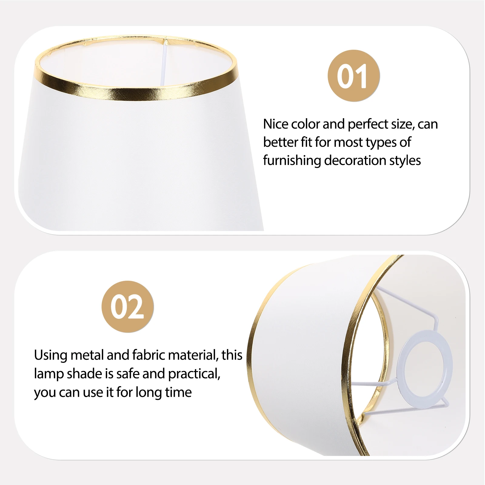

Wrinkle Lamp Shade Iron Fabric Soft Warm Light Bedroom Living Room Vintage Modern Decorative Cover Pendant Table Wall Ceiling