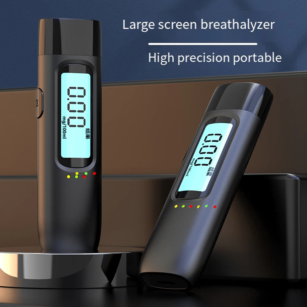 Reliable Breathalyzer Featuring Digital Display and Contactless Detection for Accurate BAC Monitoring Anywhere