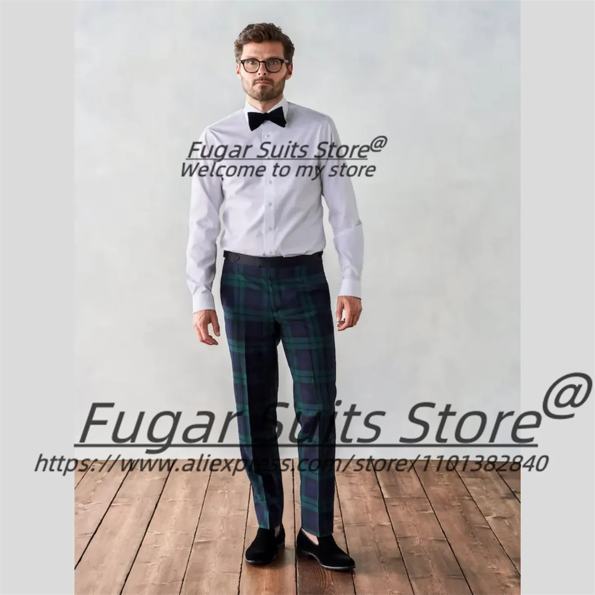 Classic British style Prom Men Suits Slim Fit Peak Lapel Groom Tuxedos 2 Pieces Sets Casual Male Blazers Handsome Costume Homme