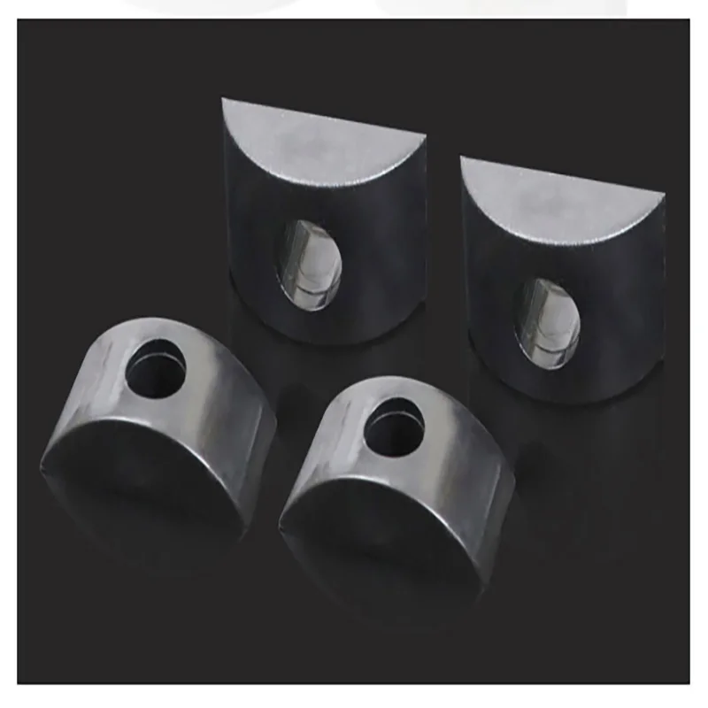 

Zinc Alloy Semi-Circular Nut Large Conference Table Connector Plastic Half-Moon Pad Nut for Office Furniture Assembly