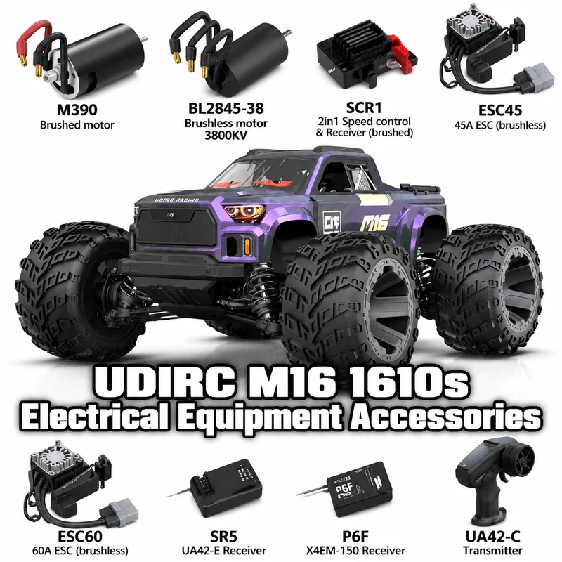 Udirc M16 1610s Electrical Equipment Accessories Remote Control Receiver Electric Motor Servo Programming Card