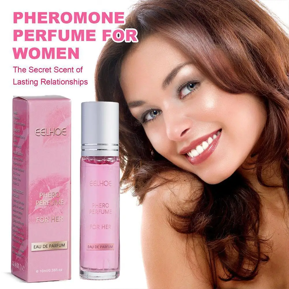 Parfum pheromon menggoda 10ml, minyak wangi stimulasi seksual ringan segar dan produk seksi wangi tahan lama untuk wanita