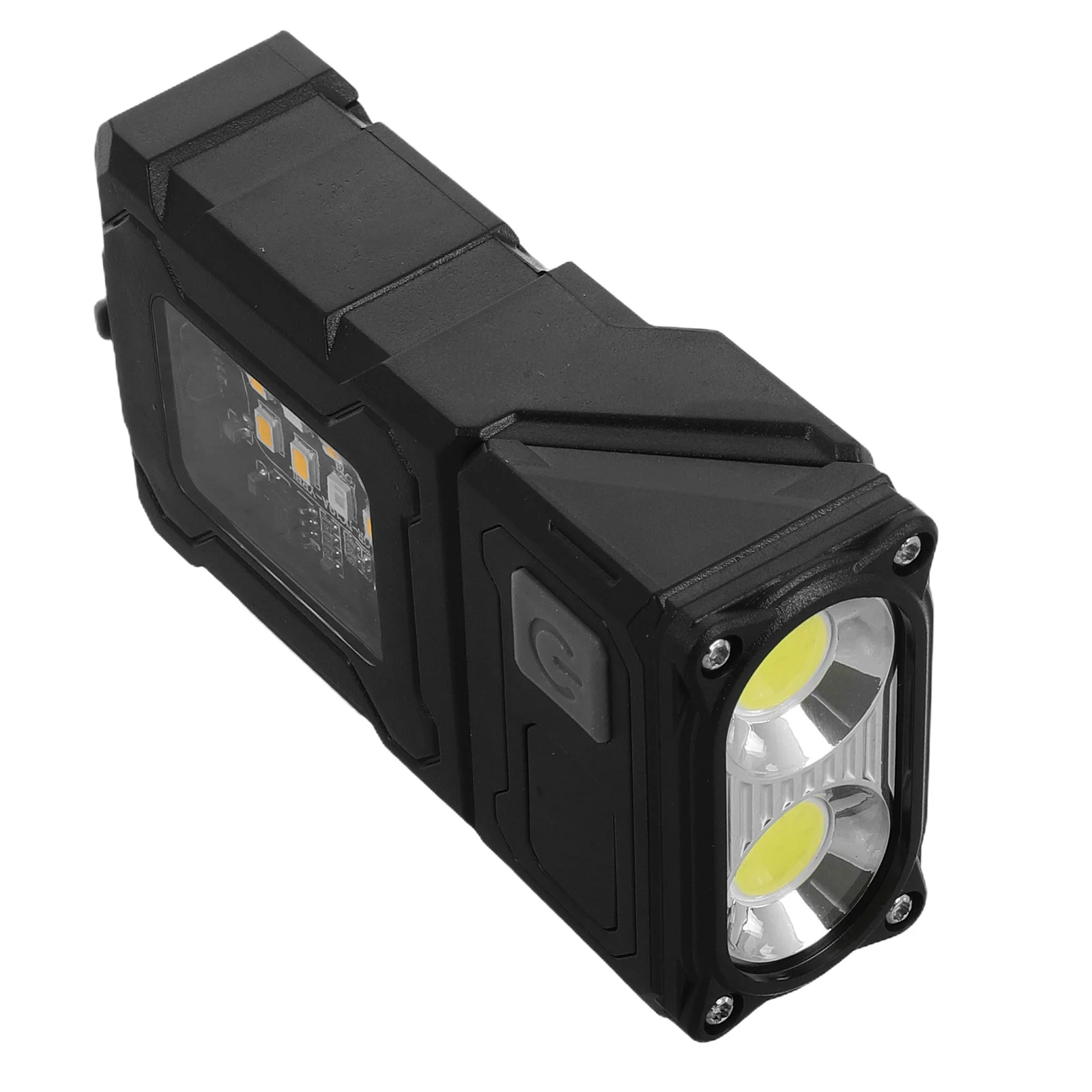 

LED Rechargeable Flashlight Portable Clip on Hat Light Compact Multi Functional Cob Work Light for Camping Hiking Emergency Use