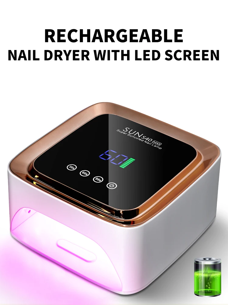 Professionele UV LED-nagellamp 57 LED-lichtkralen Oplaadbare nageldroger Snel genezen van alle gelnagellak Curing Lamp Tool - afbeelding 2